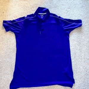 Adidas golf polo, purple, large